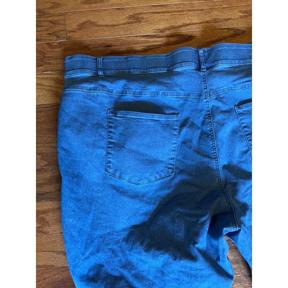 Woman Within Light Wash Blue Jeans Size 36W Tall - Picture 10 of 11